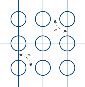 並列の配列図