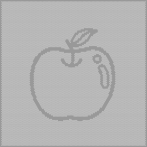 りんごのパンチングメタル 販売ページ