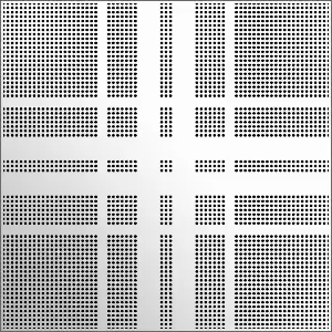 タータンチェックのパンチングメタル【パターンB】