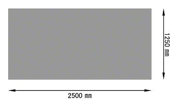 パンチングメタル アルミ 定尺サイズ（規格）1250×2500